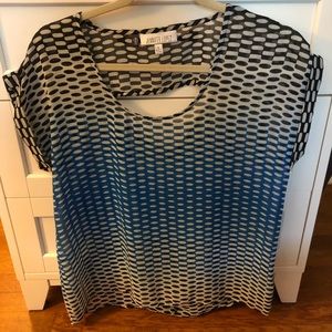 Geometric Printed Blouse